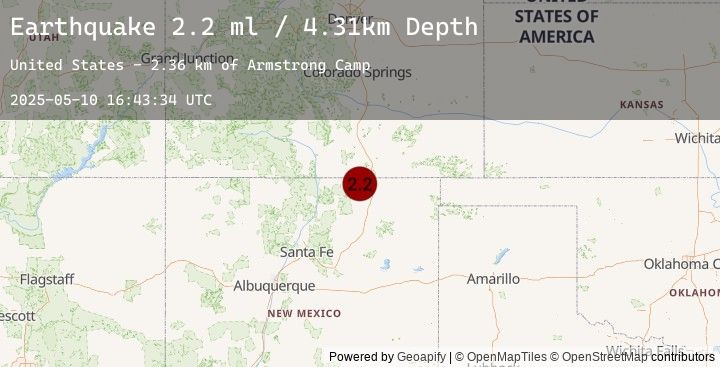 Map of 25 km S of Sequndo, Colorado