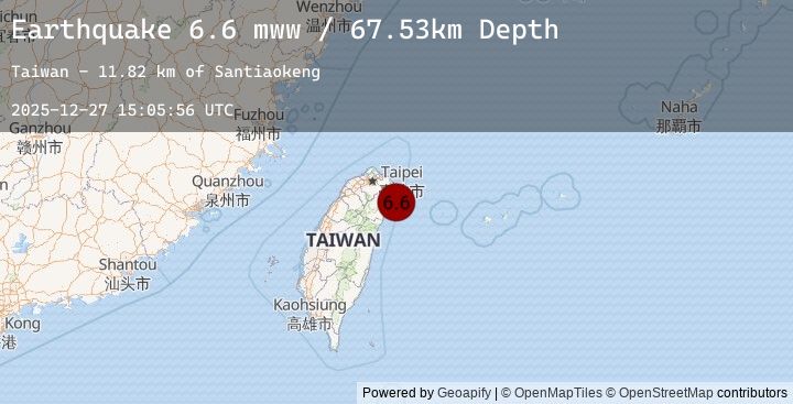 Map of 31 km ESE of Yilan, Taiwan