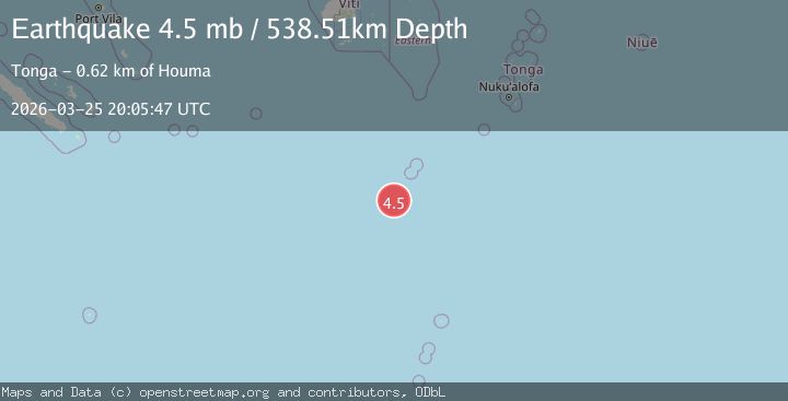 Map of south of the Fiji Islands