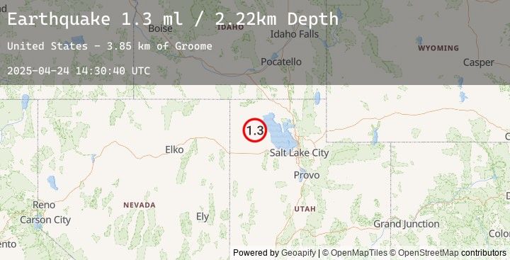 Map of 78 km E of Montello, Nevada