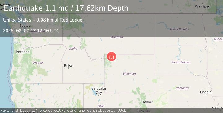 Map of 25 km SSW of Silver Gate, Montana