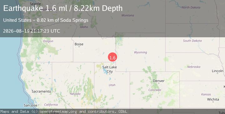 Map of 9 km NW of Georgetown, Idaho