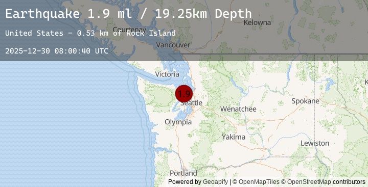 Map of 6 km N of Lofall, Washington