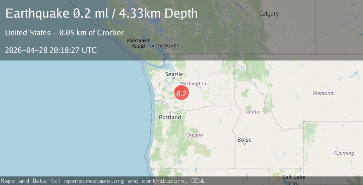 Map of 15 km N of Packwood, Washington