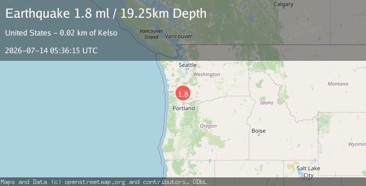 Map of 15 km E of West Side Highway, Washington