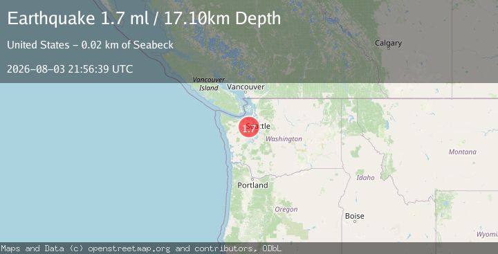 Map of 3 km S of Quilcene, Washington