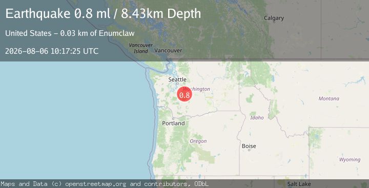 Map of 18 km S of Greenwater, Washington