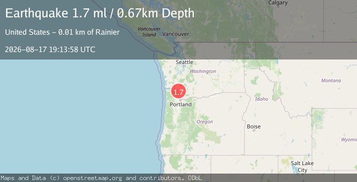 Map of 6 km NNE of Prescott, Oregon