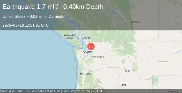 Map of 6 km SSW of Concrete, Washington