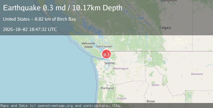 Map of 13 km WSW of Marietta, Washington