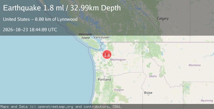 Map of 1 km SE of Lynnwood, Washington
