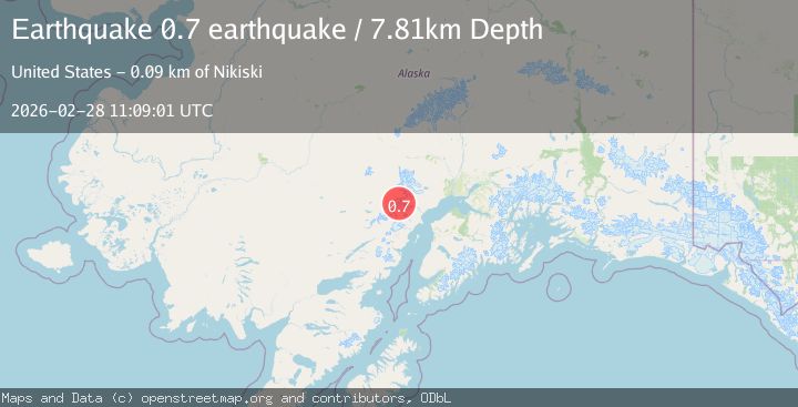 Map of Southern Alaska
