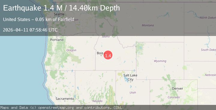 Map of southern Idaho