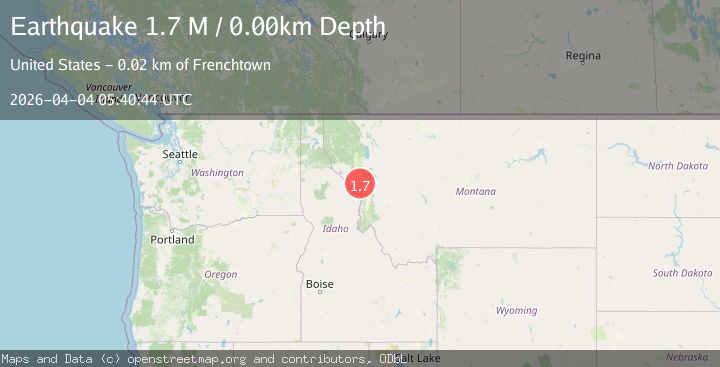 Map of western Montana