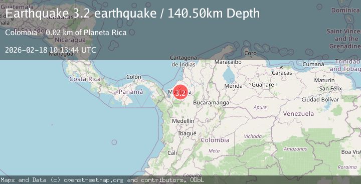 Map of northern Colombia