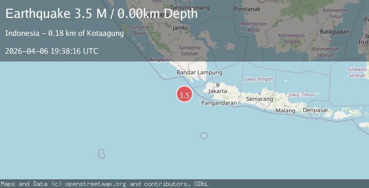 Map of southwest of Sumatra, Indonesia