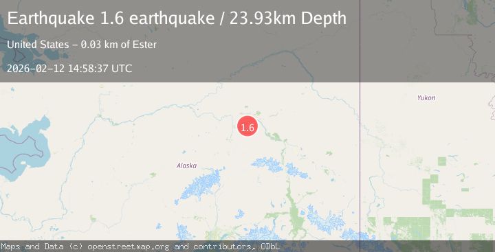 Map of Central Alaska