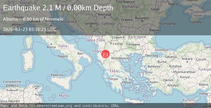 Map of Greece-Albania border region