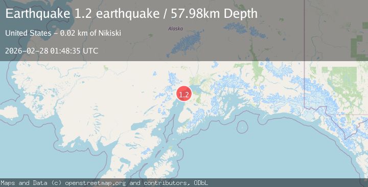 Map of Kenai Peninsula, Alaska