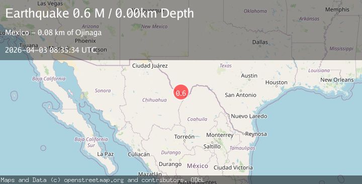 Map of Texas-Chihuahua border region