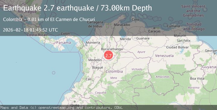 Map of northern Colombia