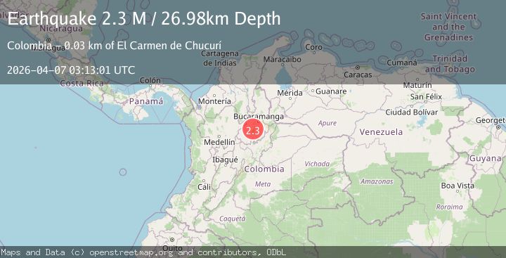 Map of northern Colombia