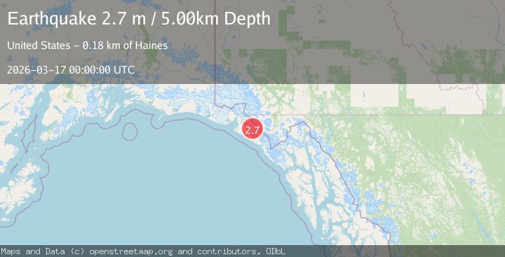 Map of Southeastern Alaska