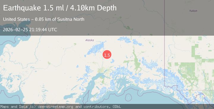 Map of Central Alaska
