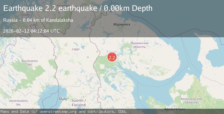Map of northwestern Russia