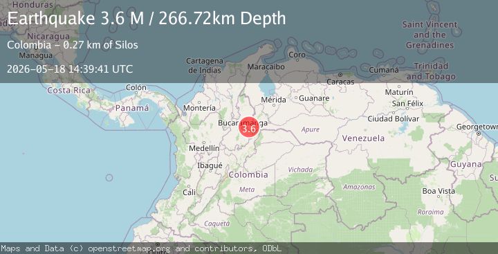 Map of Colombia-Venezuela border region