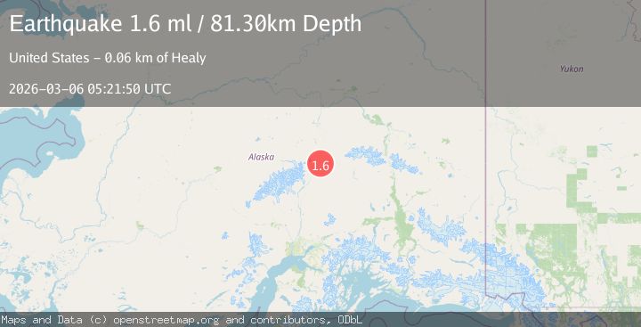 Map of Central Alaska