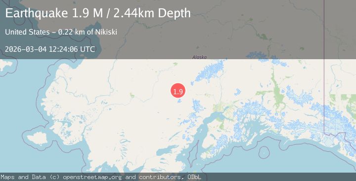 Map of Central Alaska