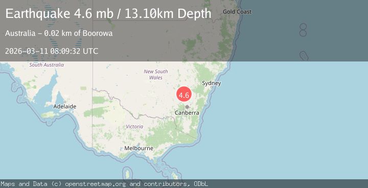Map of New South Wales, Australia