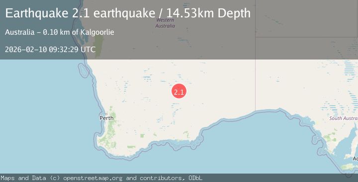 Map of Western Australia