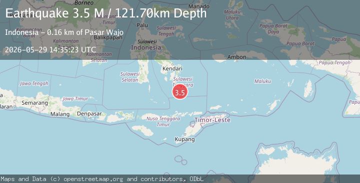 Map of Banda Sea