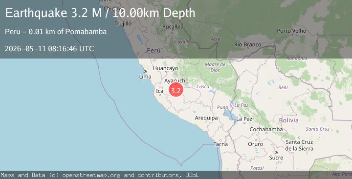 Map of central Peru