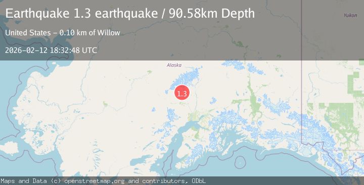 Map of Central Alaska
