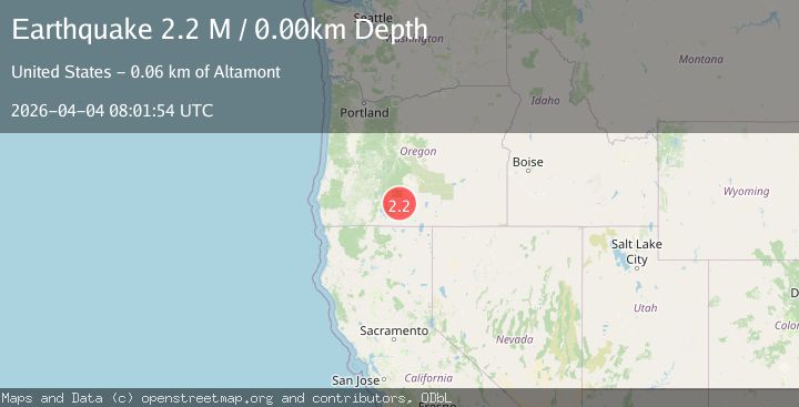Map of Oregon