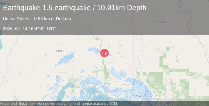 Map of Central Alaska