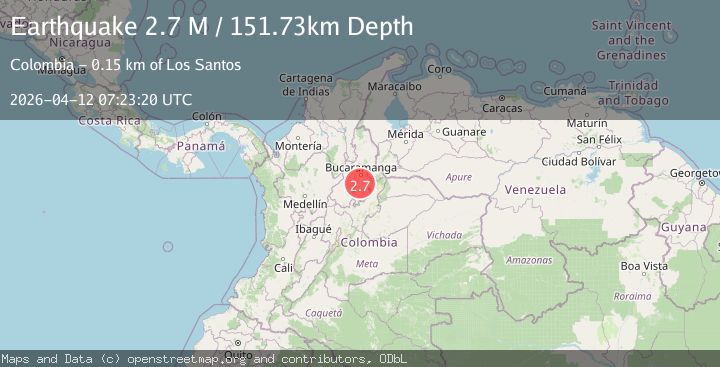 Map of northern Colombia