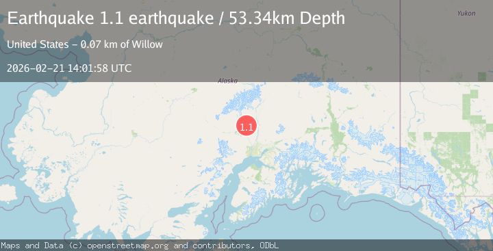 Map of Central Alaska