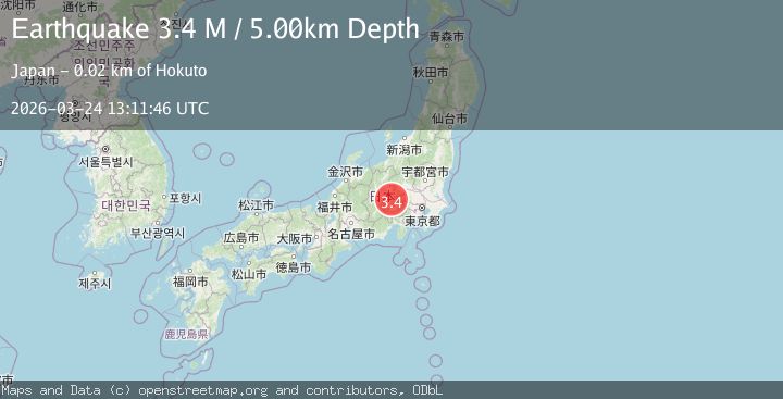 Map of Nagano, Japan