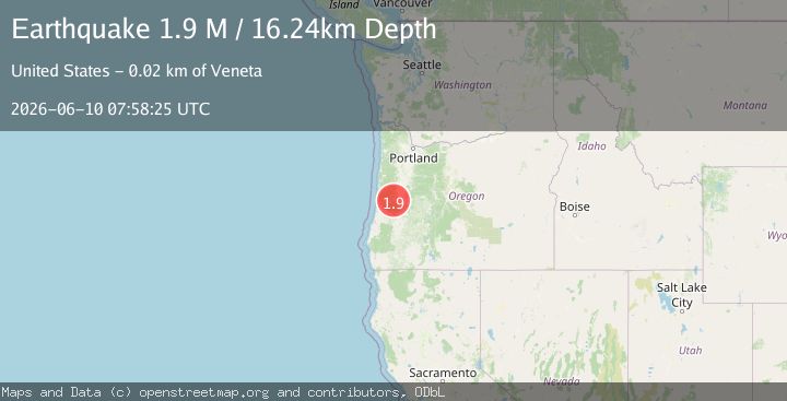 Map of Oregon