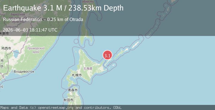 Map of Hokkaido, Japan region
