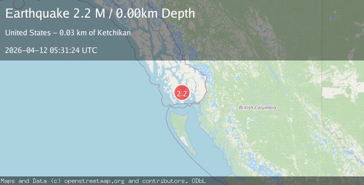 Map of Southeastern Alaska
