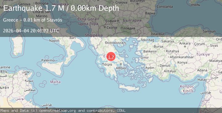 Map of Central Greece