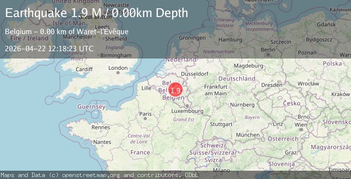 Map of Belgium