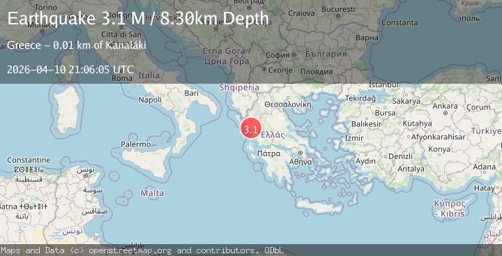 Map of Greece-Albania border region