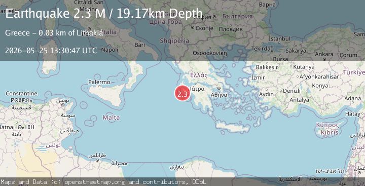 Map of Ionian Sea