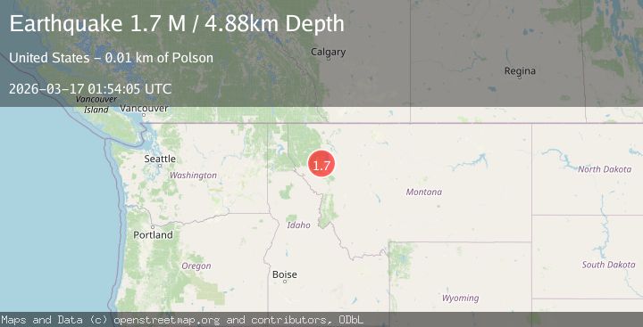 Map of western Montana
